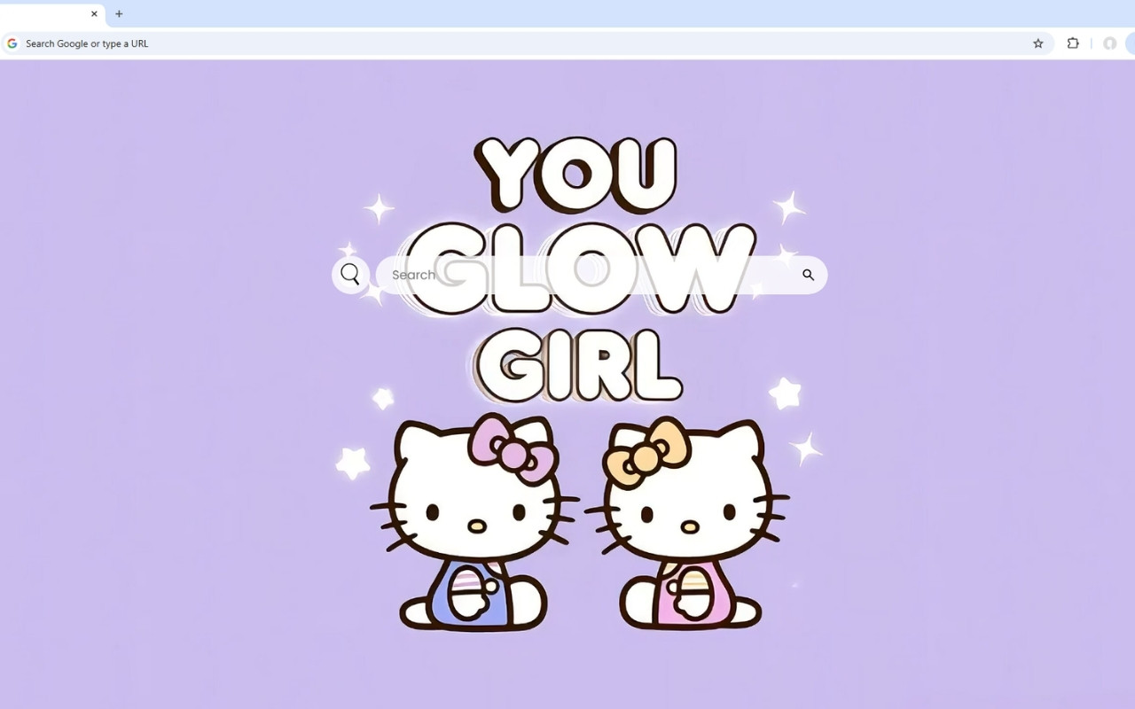 Hello Kitty - You Glow Girl Cute Live Wallpaper chrome谷歌浏览器插件_扩展第2张截图