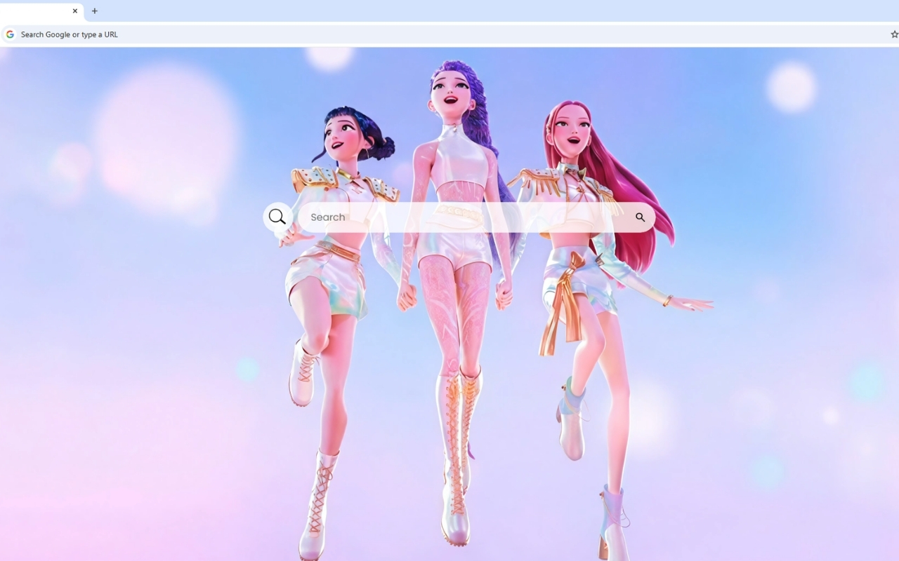 KPop Demon Hunters Huntrix Live Wallpaper chrome谷歌浏览器插件_扩展第2张截图