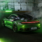Green Porsche 911 Techart GT3 Live Wallpaper
