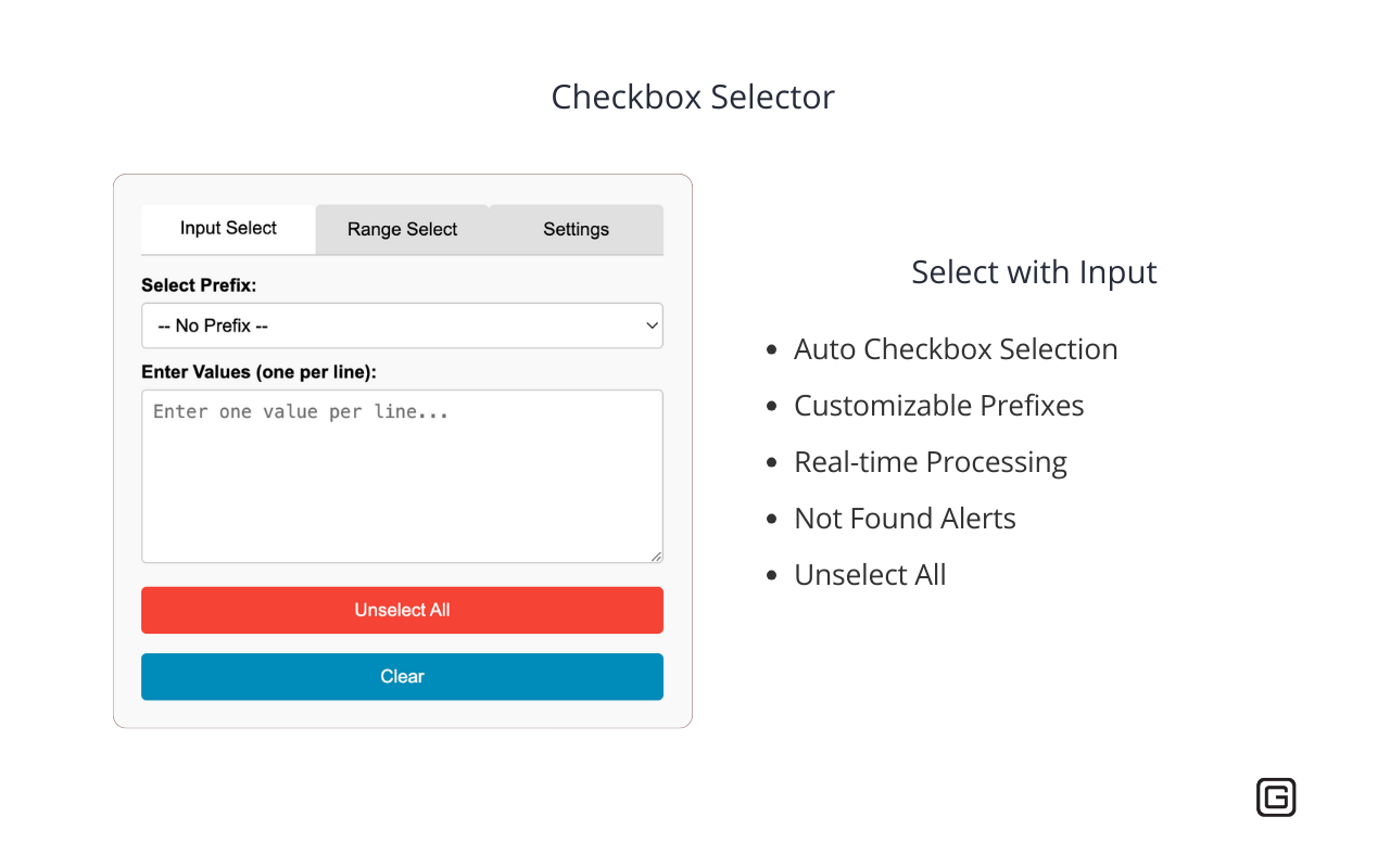 Checkbox Selector chrome谷歌浏览器插件_扩展第1张截图