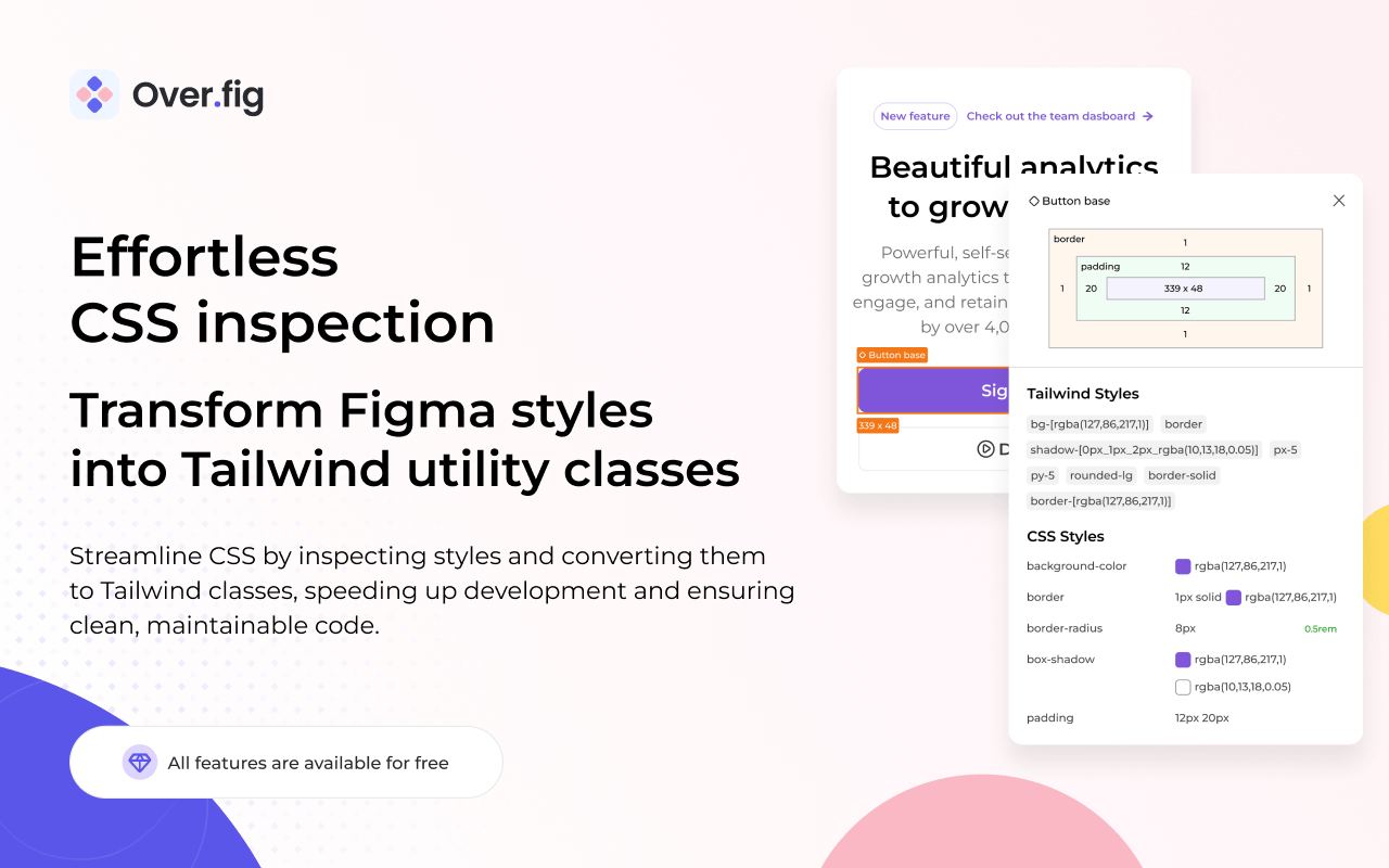 Over.fig – Compare design to website in real time chrome谷歌浏览器插件_扩展第4张截图