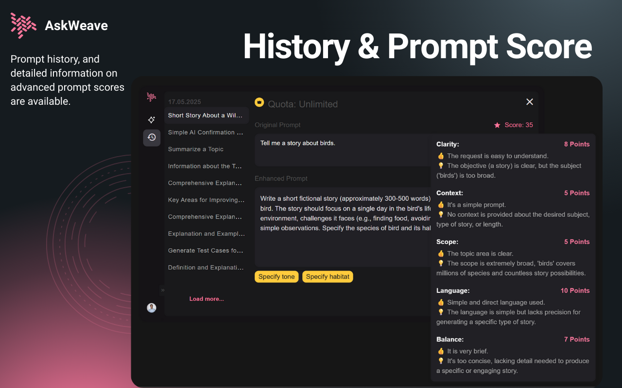 Prompt Enhancer chrome谷歌浏览器插件_扩展第3张截图