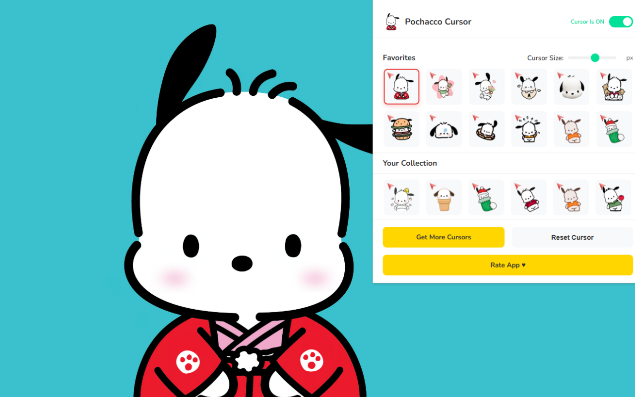 Pochacco Cursor ★ Custom Cursor for Chrome™ chrome谷歌浏览器插件_扩展第1张截图