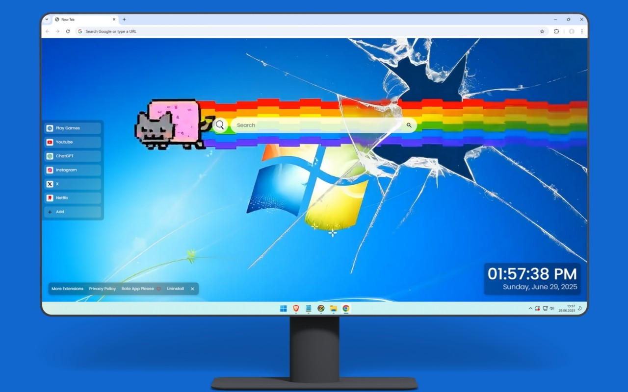 Nyan Cat Live Wallpaper chrome谷歌浏览器插件_扩展第2张截图