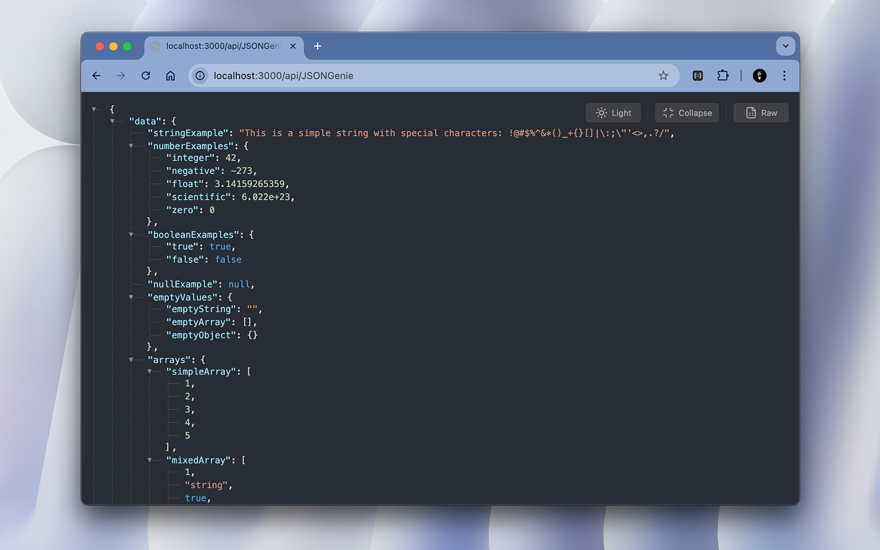 JSONGenie - Beautify, Format & Visualize chrome谷歌浏览器插件_扩展第4张截图