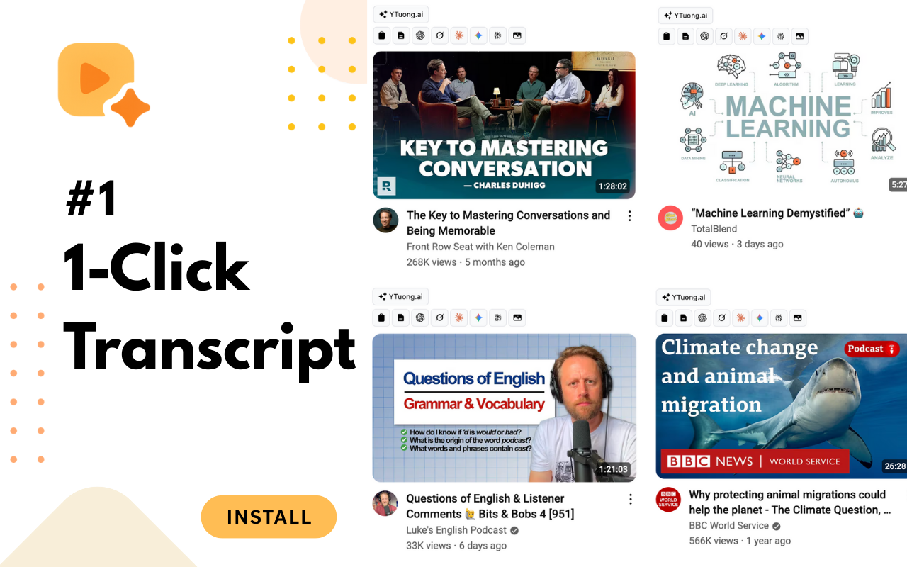 Youtube Summary with AI chrome谷歌浏览器插件_扩展第5张截图