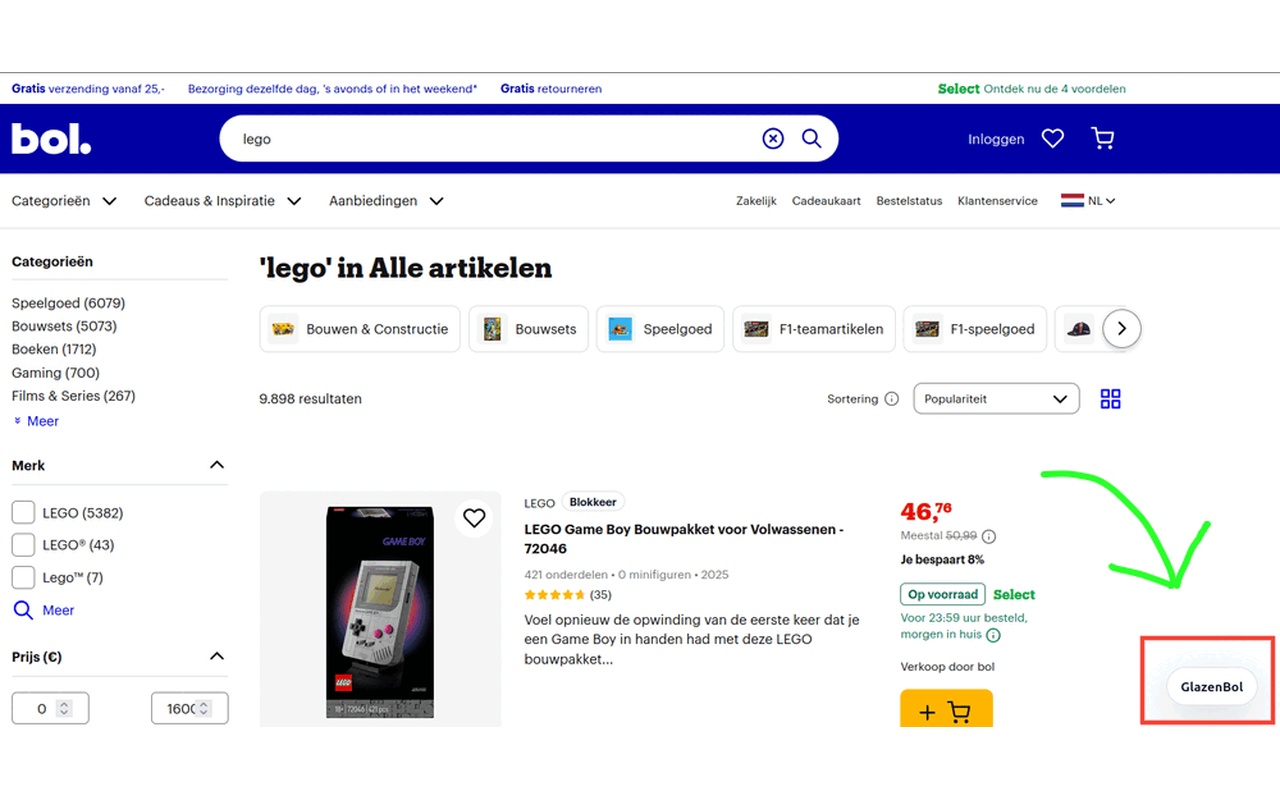 GlazenBol chrome谷歌浏览器插件_扩展第2张截图