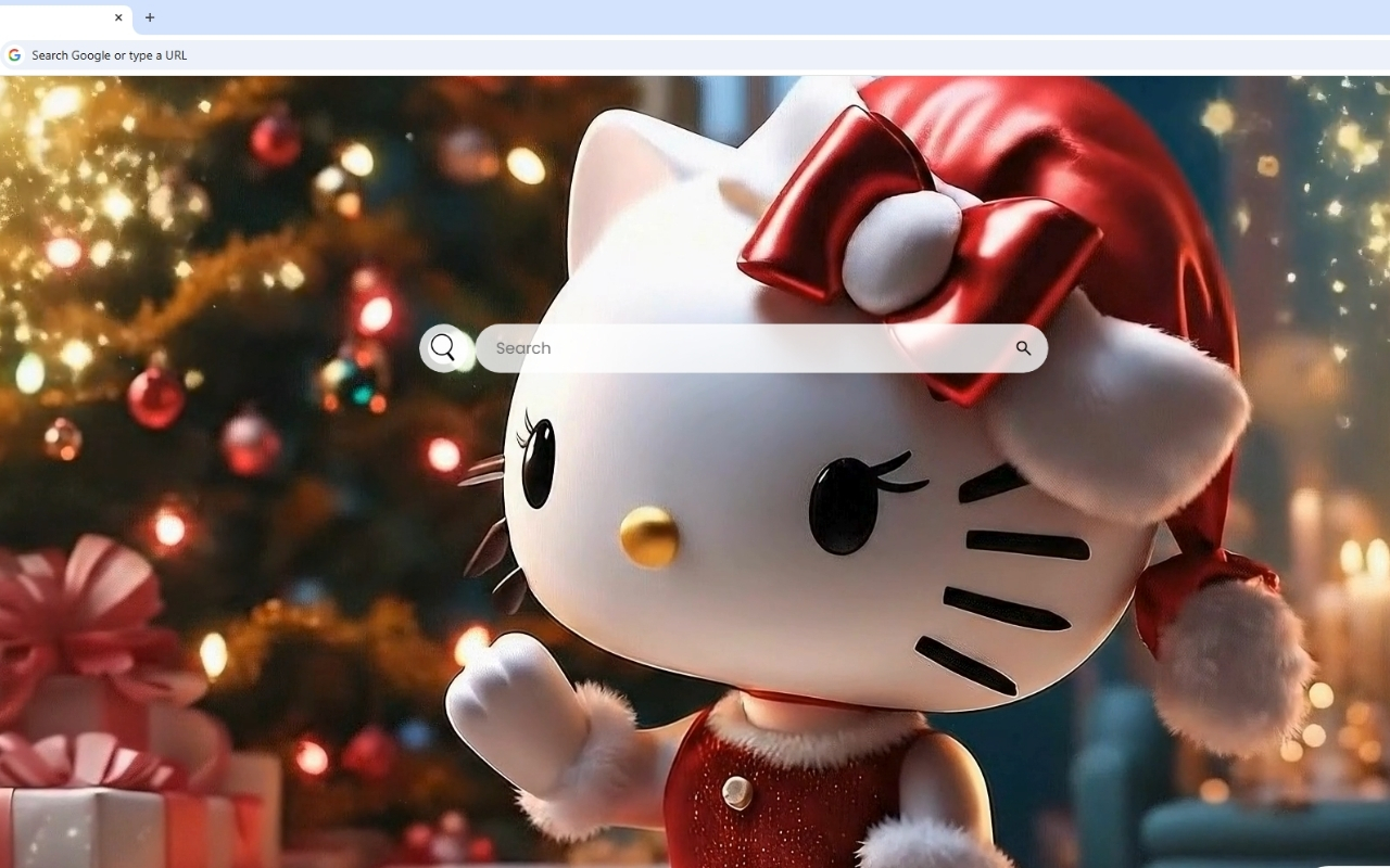 Hello Kitty Christmas Live Wallpaper chrome谷歌浏览器插件_扩展第3张截图