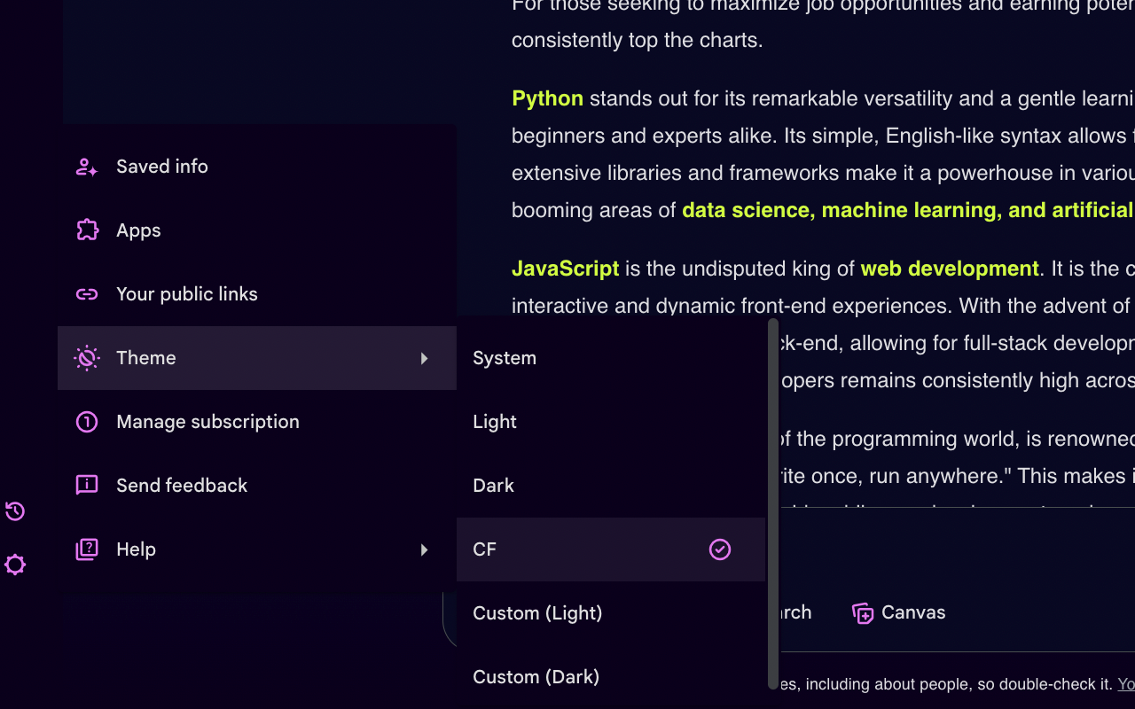 Custom Gemini Theme chrome谷歌浏览器插件_扩展第1张截图