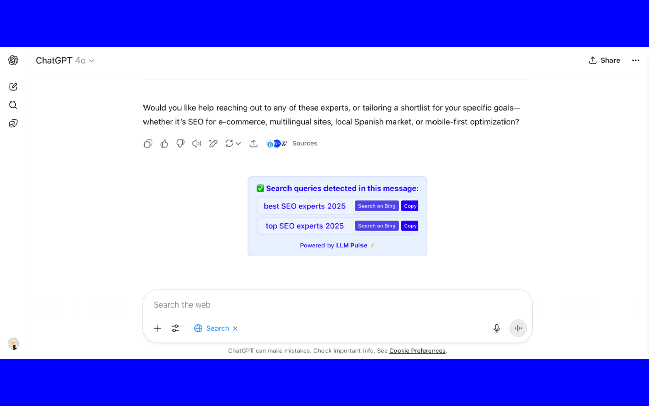 Query Detector for ChatGPT (GEO / AI SEO) chrome谷歌浏览器插件_扩展第4张截图