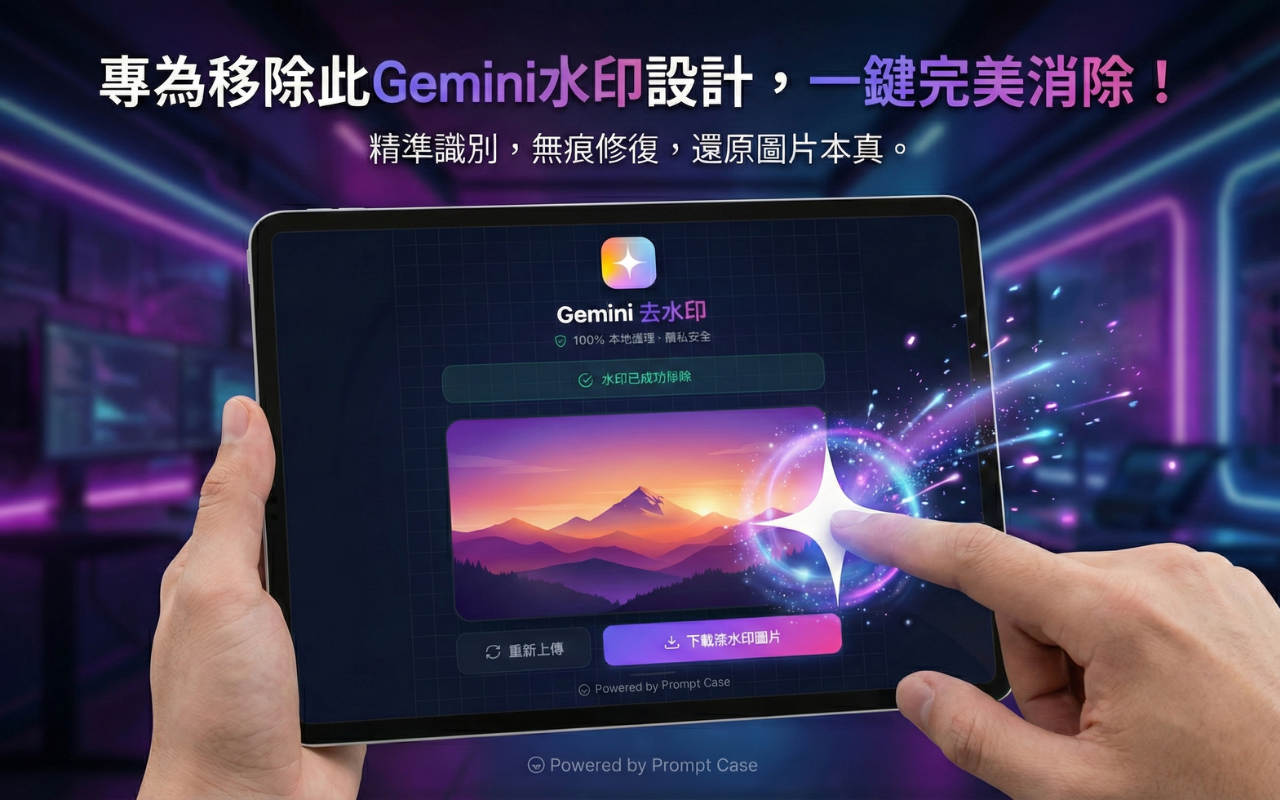 Gemini 批量去水印工具｜Prompt Case chrome谷歌浏览器插件_扩展第3张截图