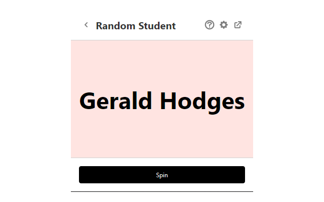 Student Randomizer chrome谷歌浏览器插件_扩展第3张截图