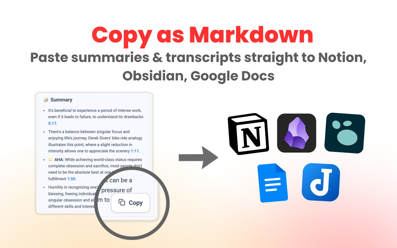 YouTube To Transcript: AI Summarizer & Chat chrome谷歌浏览器插件_扩展第3张截图