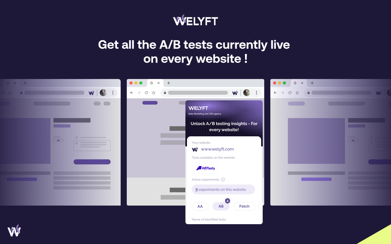Welyft I A/B Tests identifier chrome谷歌浏览器插件_扩展第1张截图