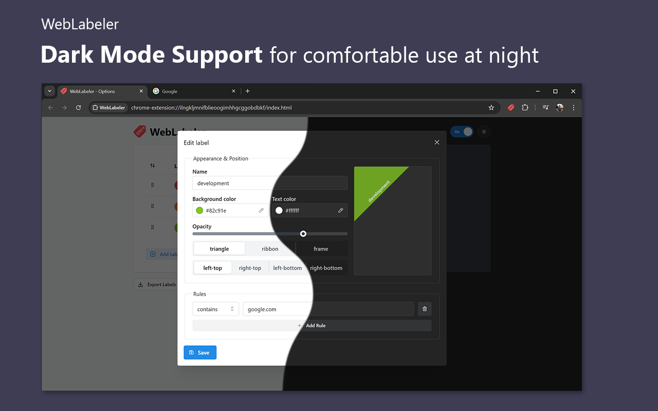 WebLabeler chrome谷歌浏览器插件_扩展第2张截图