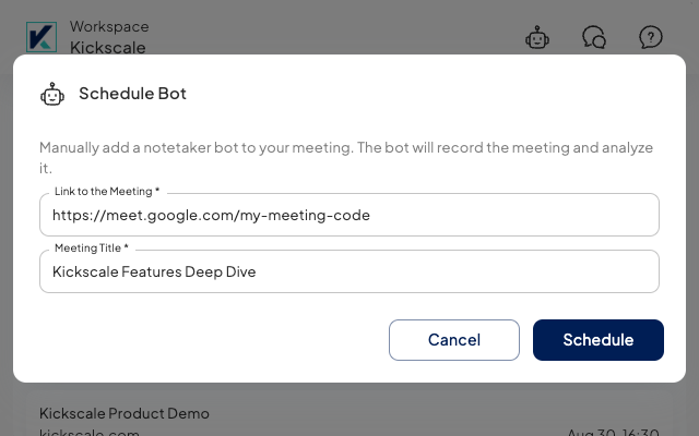 Kickscale Sales Meeting Assistant chrome谷歌浏览器插件_扩展第3张截图