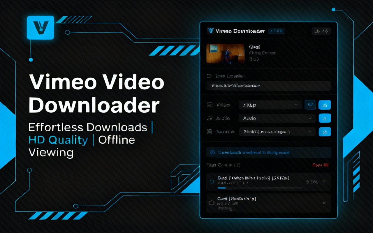 Vimeo 批量视频下载器 - 批量下载高清视频 chrome谷歌浏览器插件_扩展第4张截图