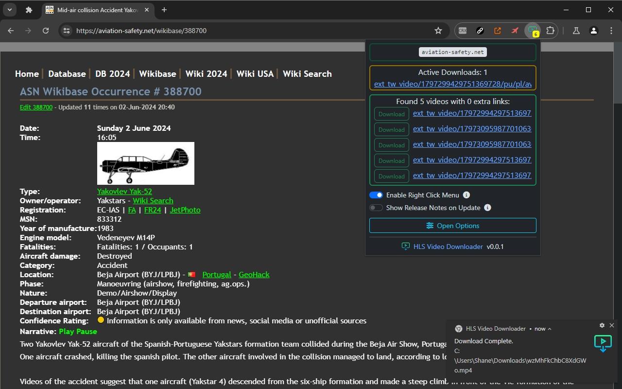 HLS Video Downloader chrome谷歌浏览器插件_扩展第2张截图