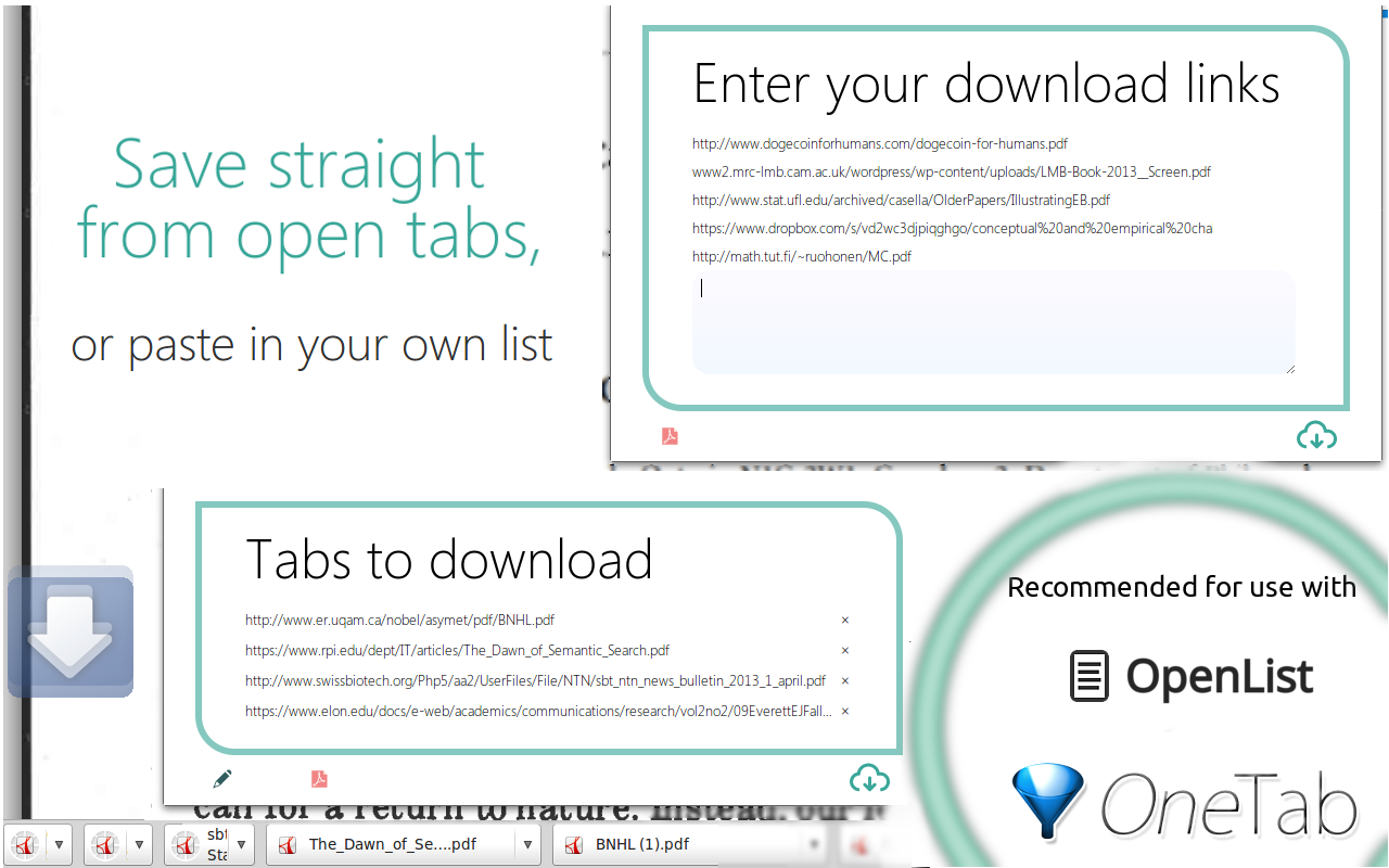 Tab Save chrome谷歌浏览器插件_扩展第1张截图