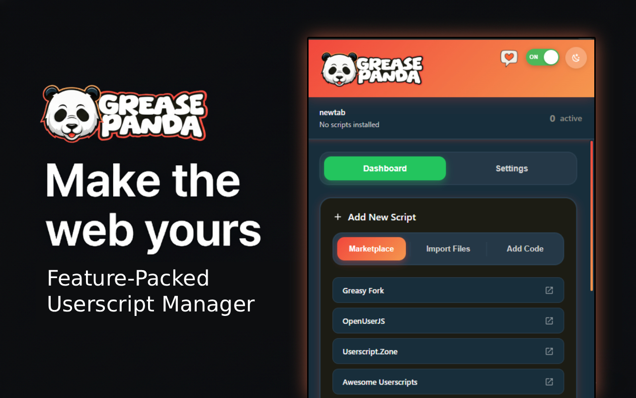 GreasePanda chrome谷歌浏览器插件_扩展第1张截图