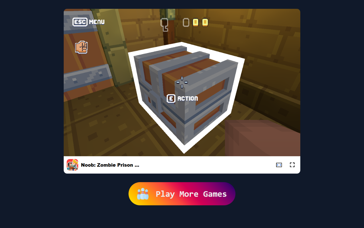 Noob: Zombie Prison Escape Game - 逃离并生存于僵尸混乱中！ chrome谷歌浏览器插件_扩展第4张截图