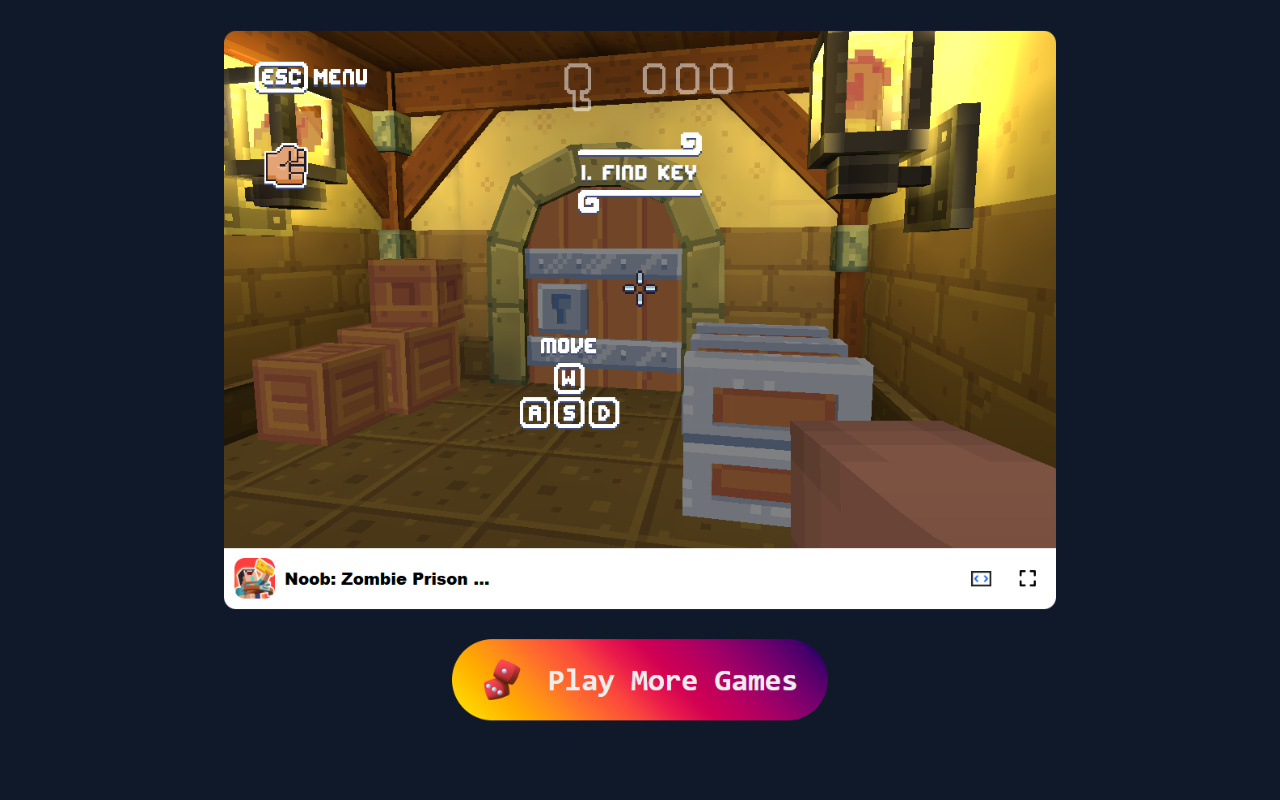 Noob: Zombie Prison Escape Game - 逃离并生存于僵尸混乱中！ chrome谷歌浏览器插件_扩展第5张截图
