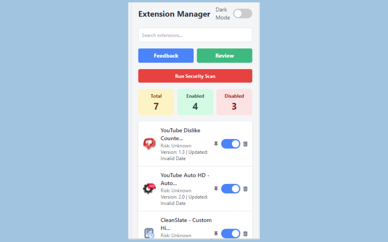 Smart Extension Manager: ExtensionMaster chrome谷歌浏览器插件_扩展第2张截图