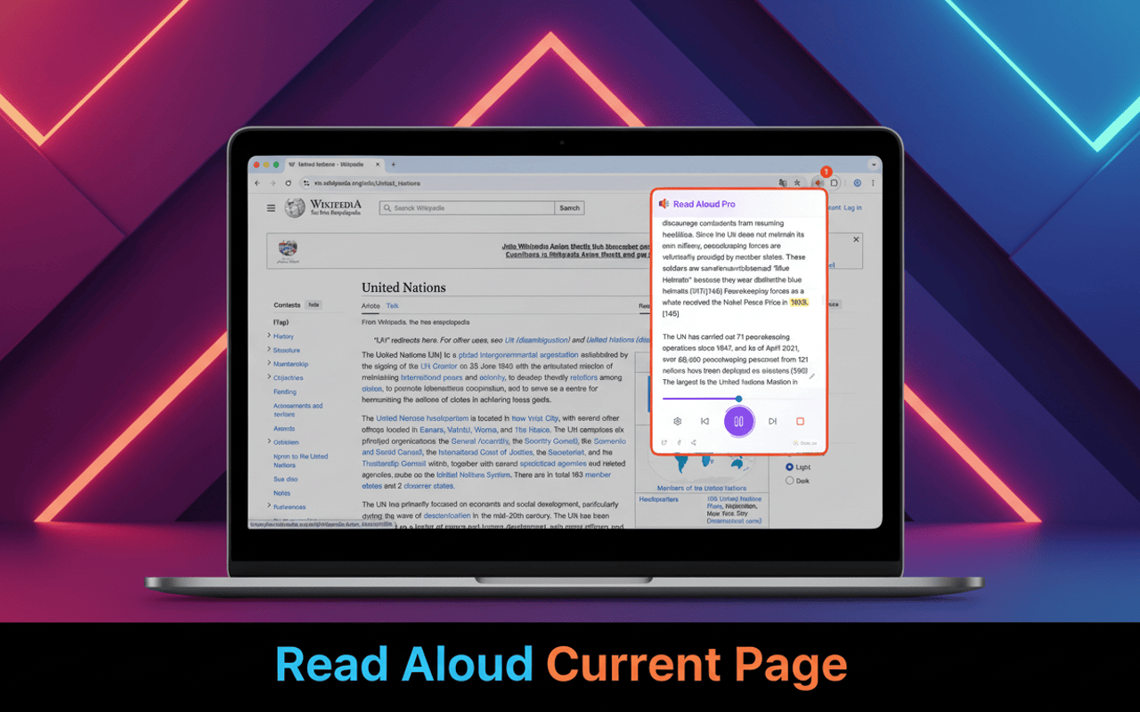 Read Aloud Pro: 语音朗读助手 chrome谷歌浏览器插件_扩展第5张截图