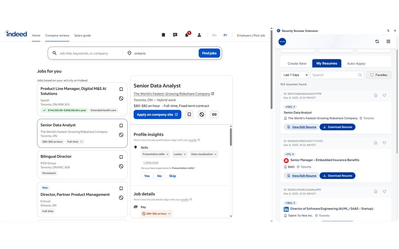 Resumly Browser Extension chrome谷歌浏览器插件_扩展第2张截图
