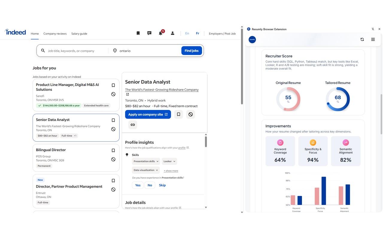 Resumly Browser Extension chrome谷歌浏览器插件_扩展第4张截图
