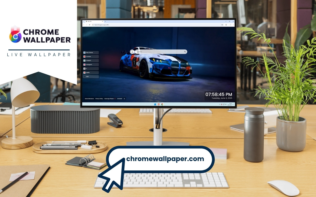 BMW M4 GT4 EVO Live Wallpaper chrome谷歌浏览器插件_扩展第4张截图