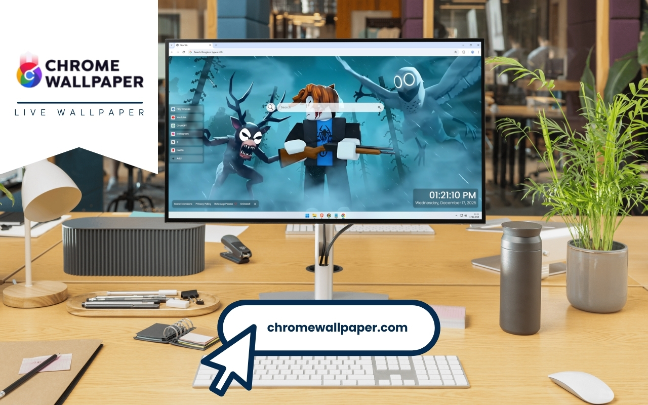 99 Nights in the Forest Deer Roblox Live Wallpaper chrome谷歌浏览器插件_扩展第3张截图