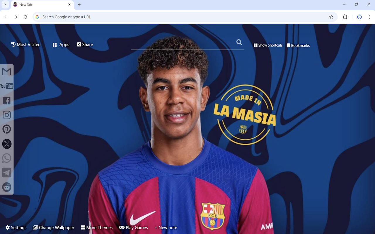 Lamine Yamal Wallpaper chrome谷歌浏览器插件_扩展第2张截图