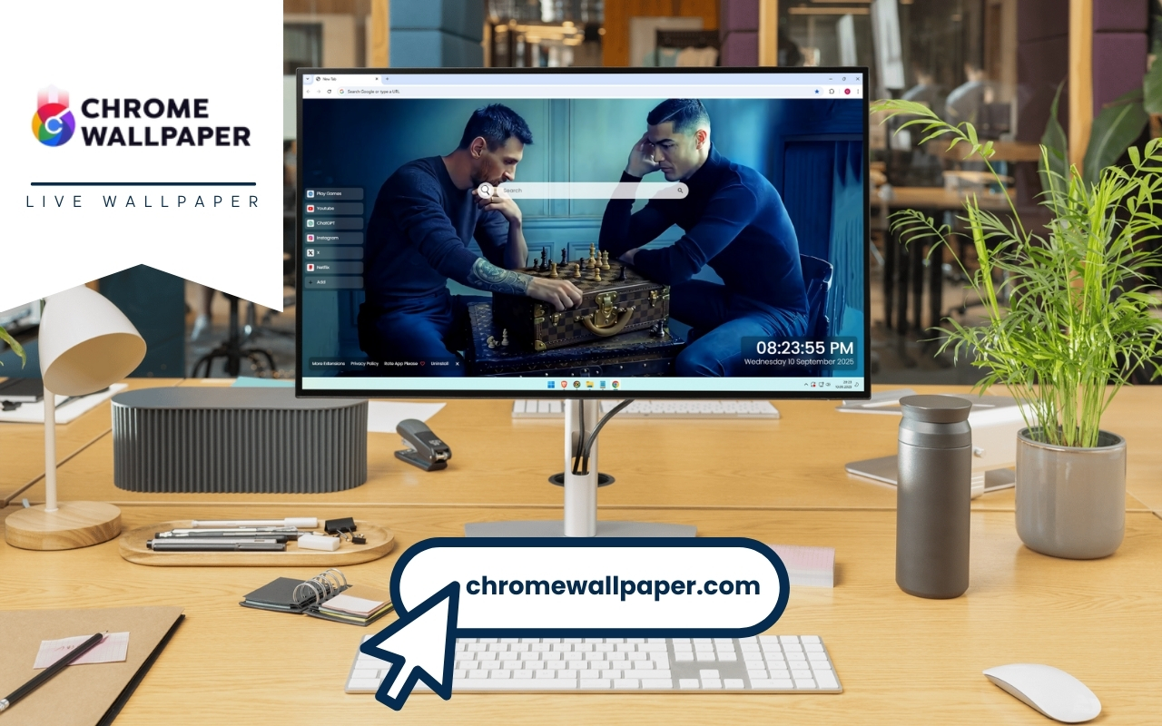 Lionel Messi and Cristiano Ronaldo Live Wallpaper chrome谷歌浏览器插件_扩展第1张截图