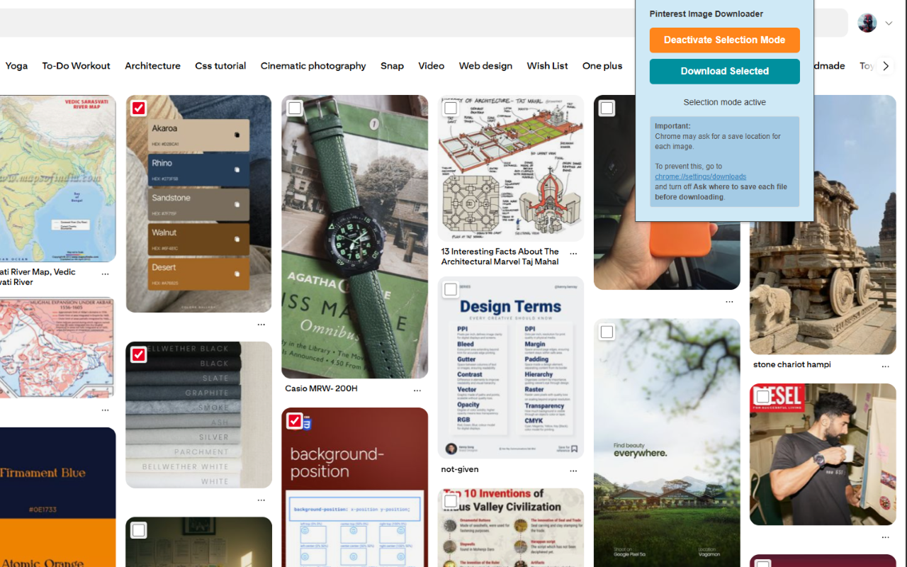 Pinterest Image Downloader chrome谷歌浏览器插件_扩展第2张截图