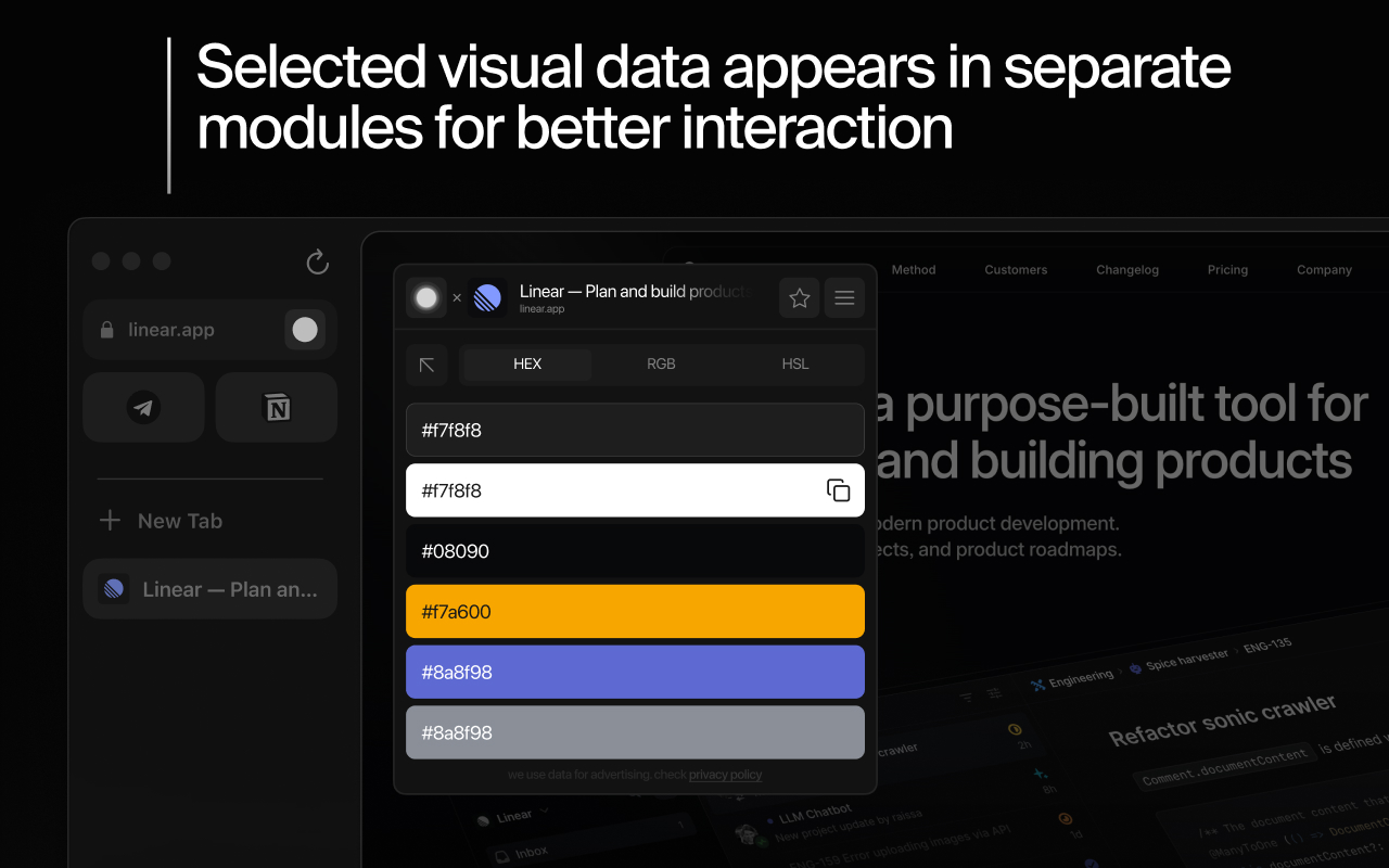 Snable: UI Inspector & CSS Scanner chrome谷歌浏览器插件_扩展第2张截图