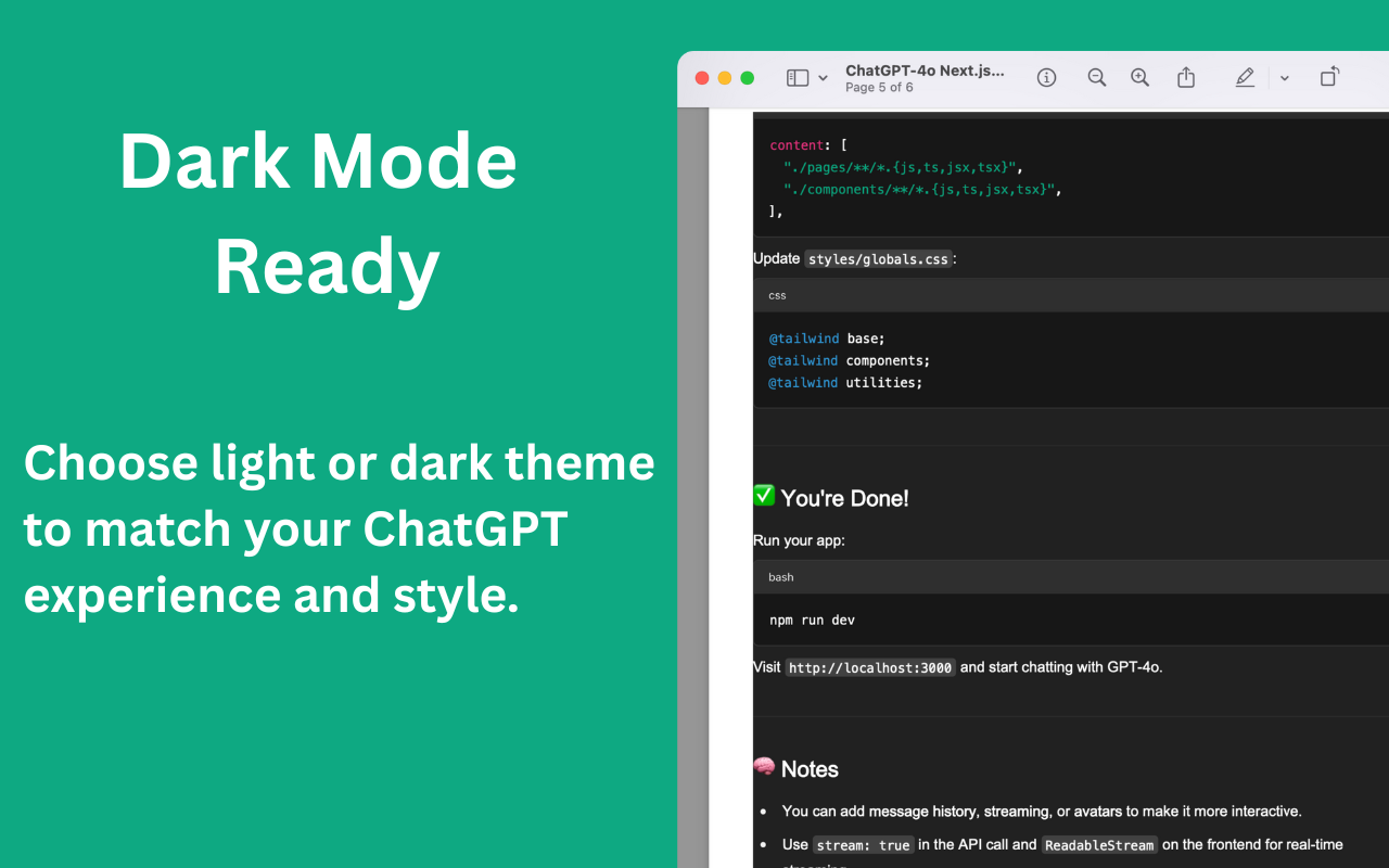 ChatGPT 转 PDF chrome谷歌浏览器插件_扩展第3张截图