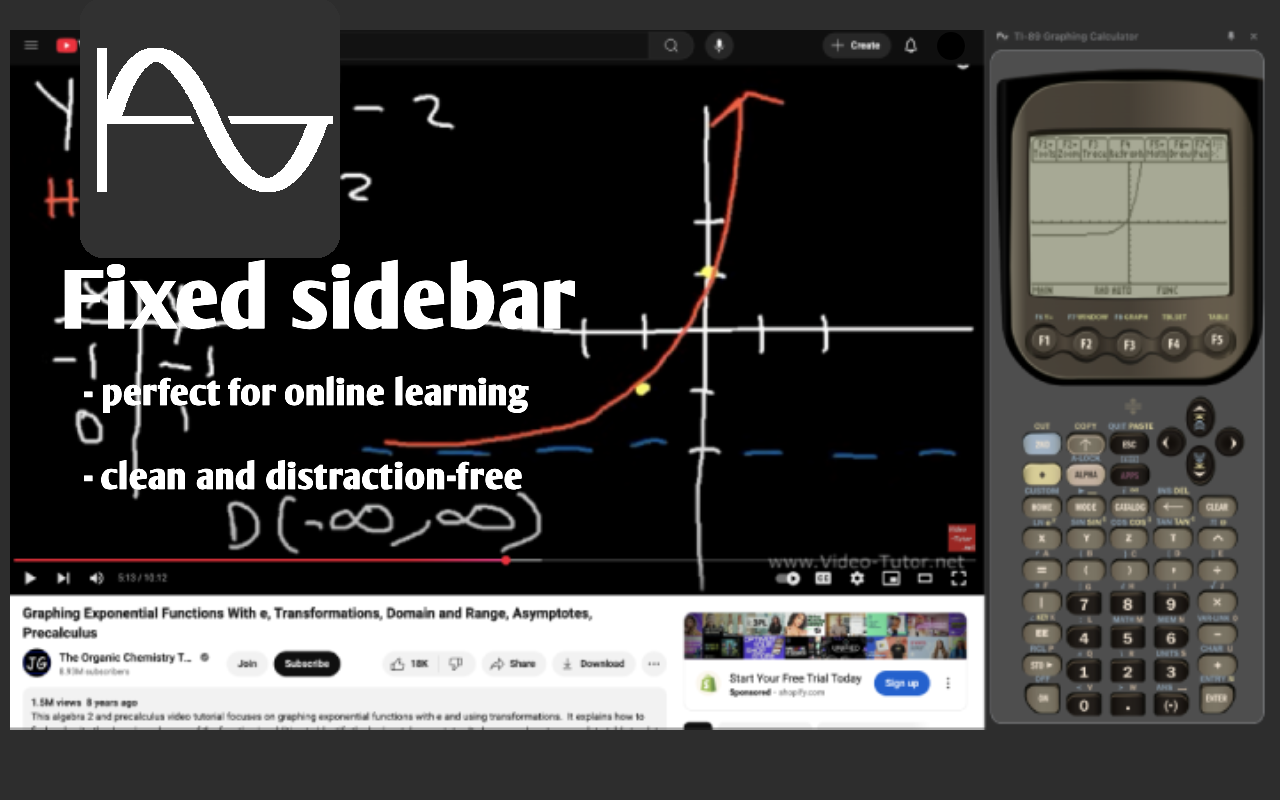 TI-89 Graphing Calculator chrome谷歌浏览器插件_扩展第4张截图