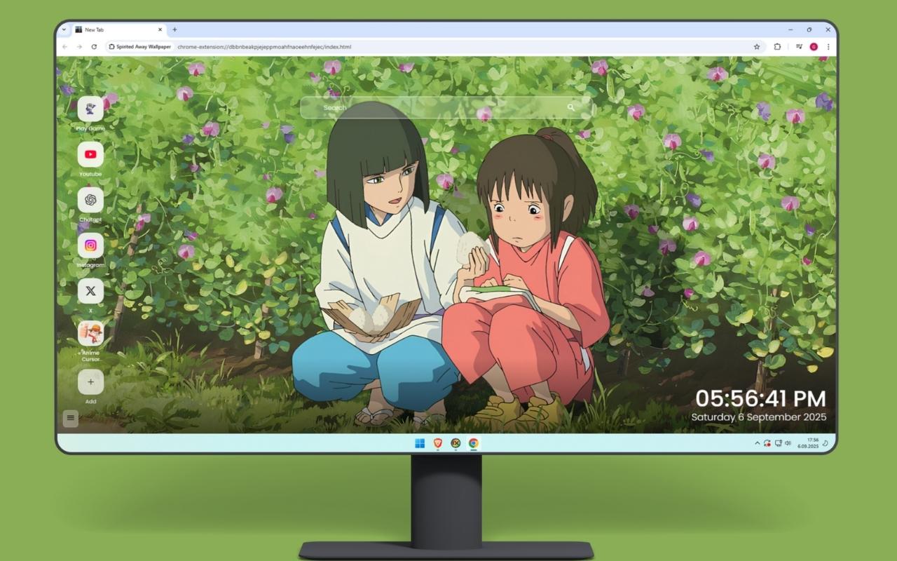 Spirited Away Wallpaper chrome谷歌浏览器插件_扩展第2张截图