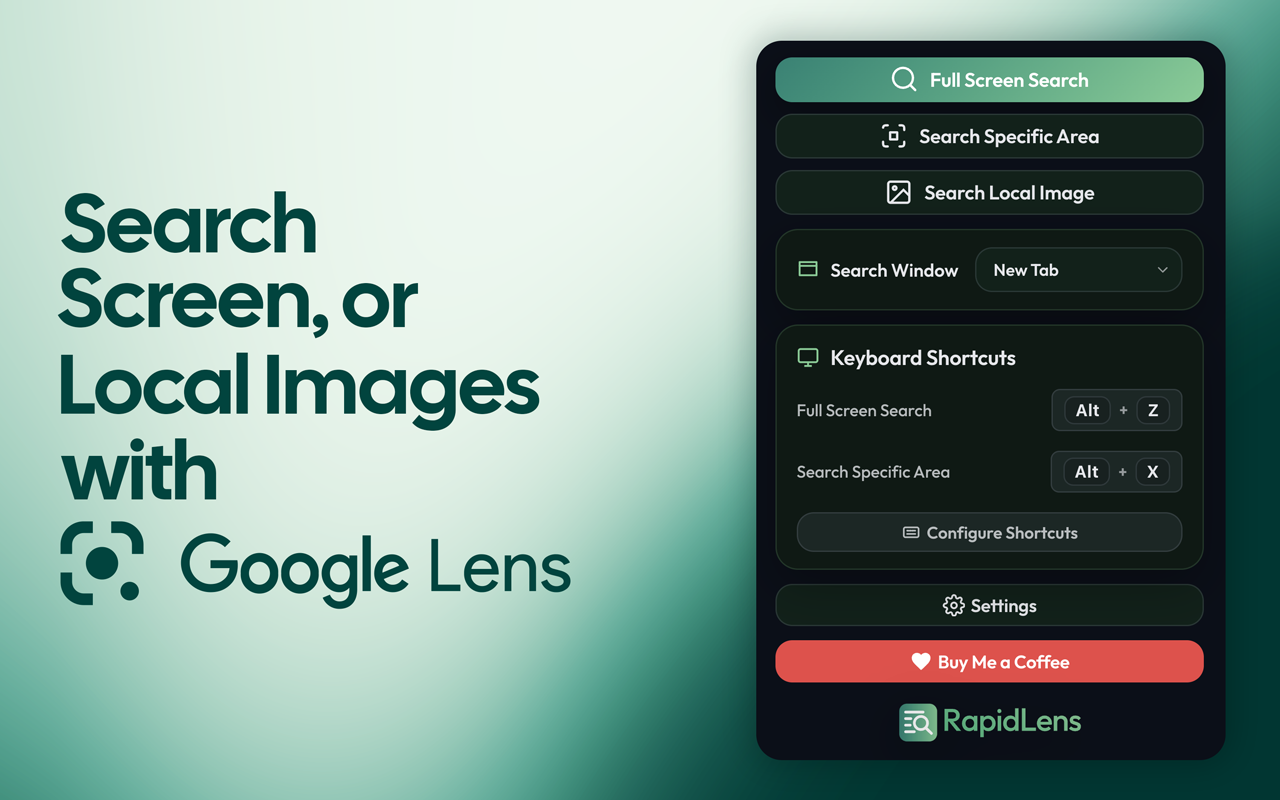 RapidLens - Google Lens for Screen Search & Images chrome谷歌浏览器插件_扩展第1张截图