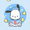 Pochacco Blue Live Wallpaper