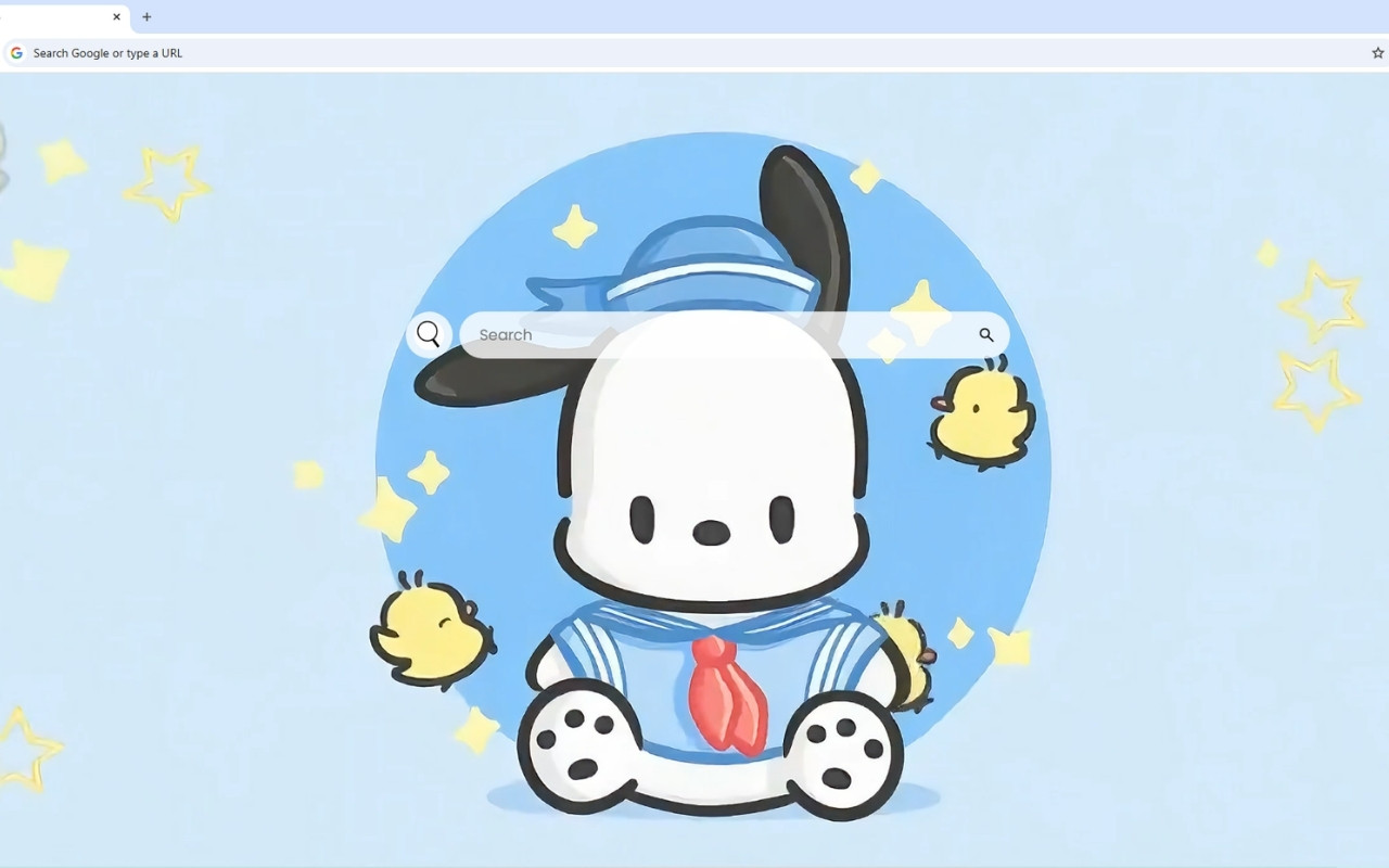Pochacco Blue Live Wallpaper chrome谷歌浏览器插件_扩展第1张截图