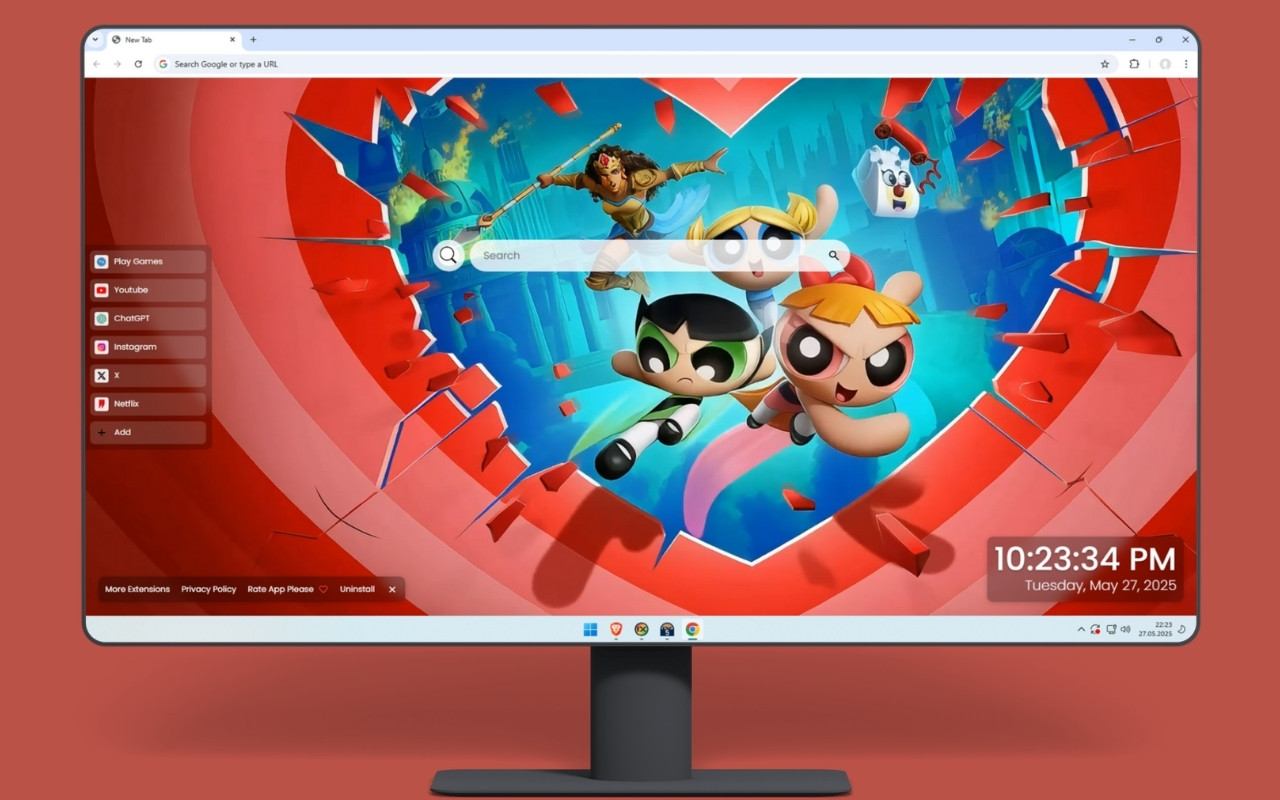 Powerpuff Girls Live Wallpaper chrome谷歌浏览器插件_扩展第3张截图