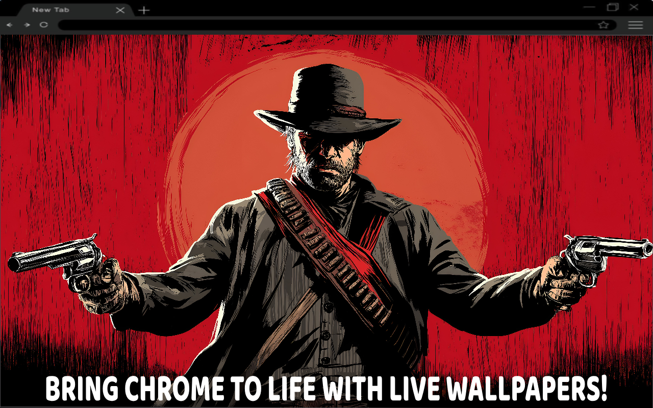 Red Dead Redemption Arthur Morgan Shoots with Pistols Live Wallpaper chrome谷歌浏览器插件_扩展第1张截图