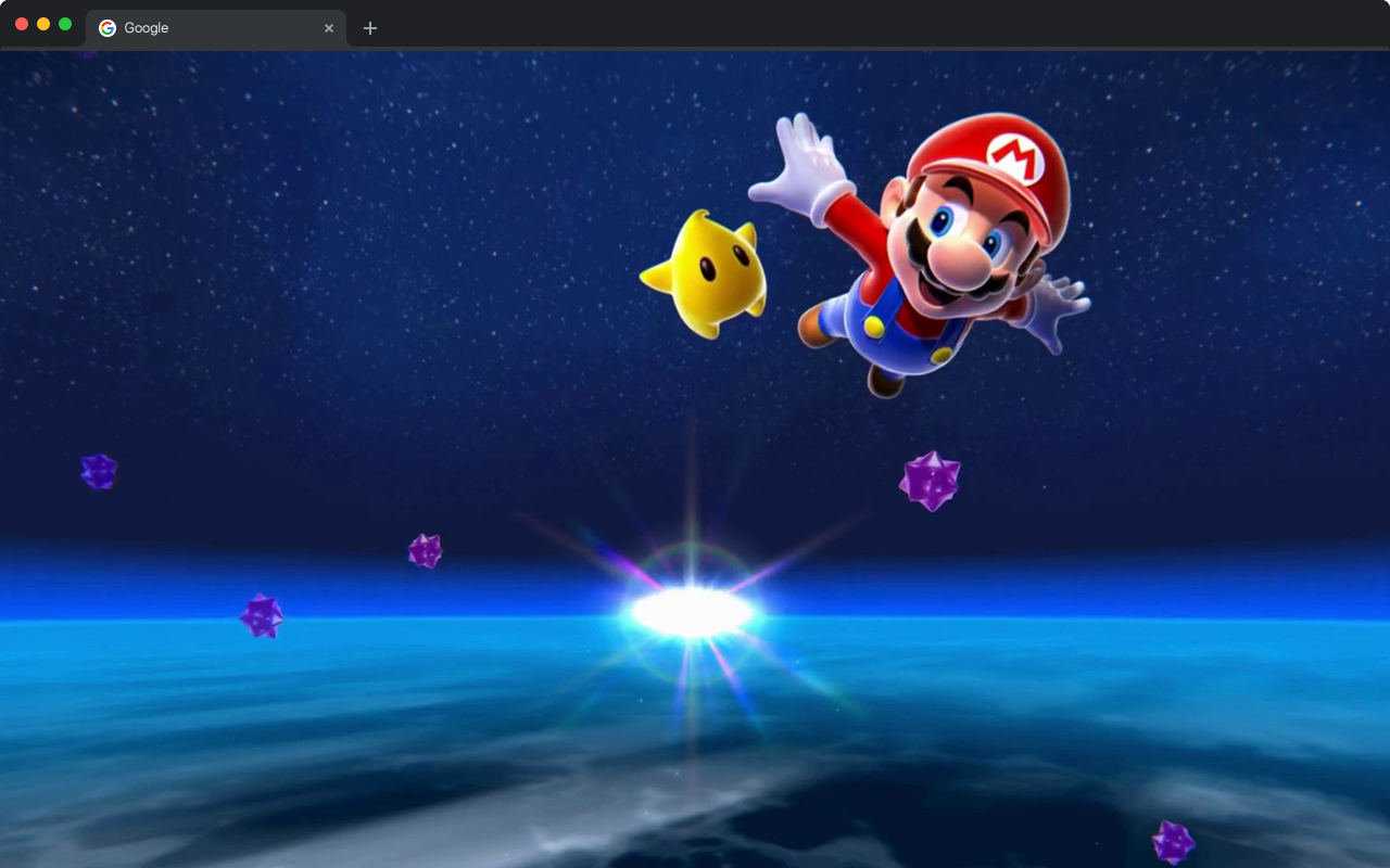 Super Mario Space Live Wallpaper - HD chrome谷歌浏览器插件_扩展第1张截图