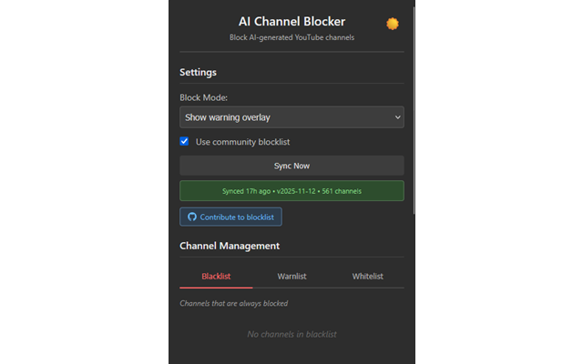 AiBlock for YouTube chrome谷歌浏览器插件_扩展第1张截图