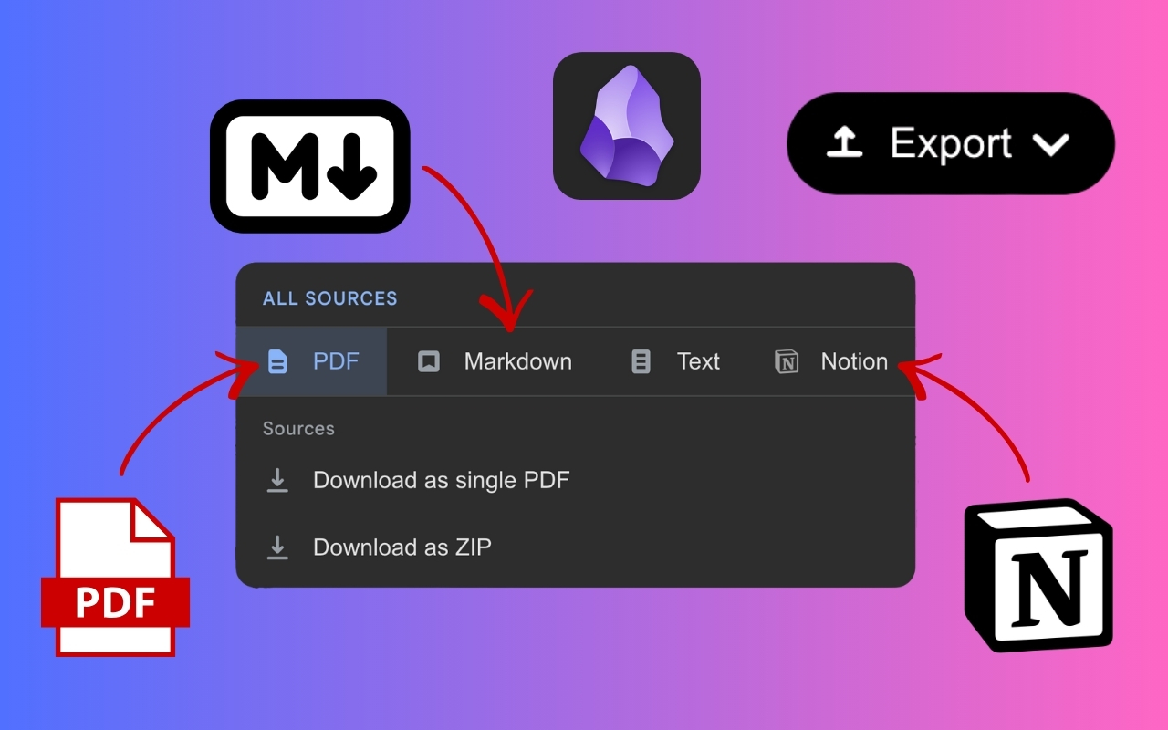 NotebookLM Export Pro chrome谷歌浏览器插件_扩展第1张截图