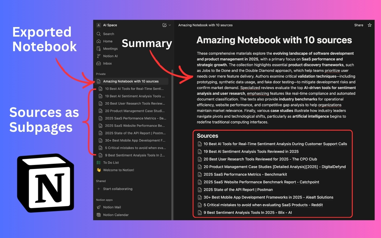 NotebookLM Export Pro chrome谷歌浏览器插件_扩展第2张截图