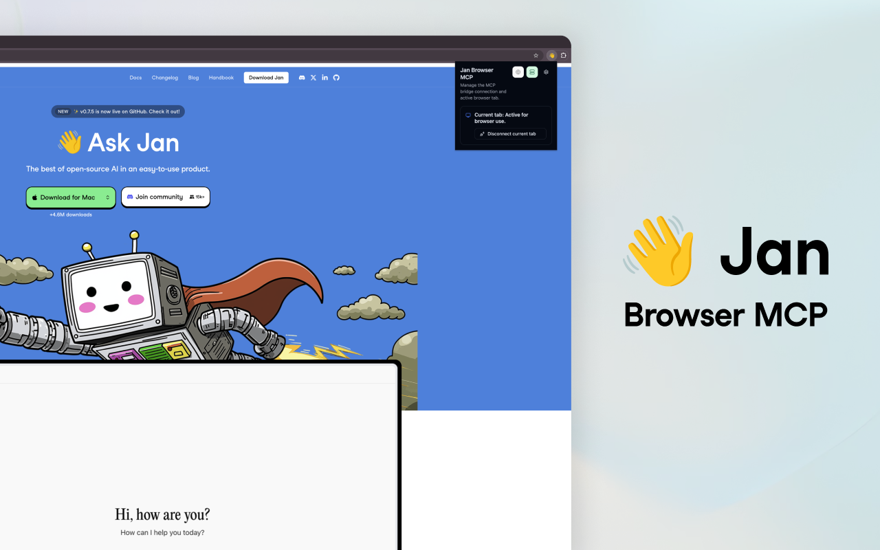 Jan Browser MCP chrome谷歌浏览器插件_扩展第3张截图