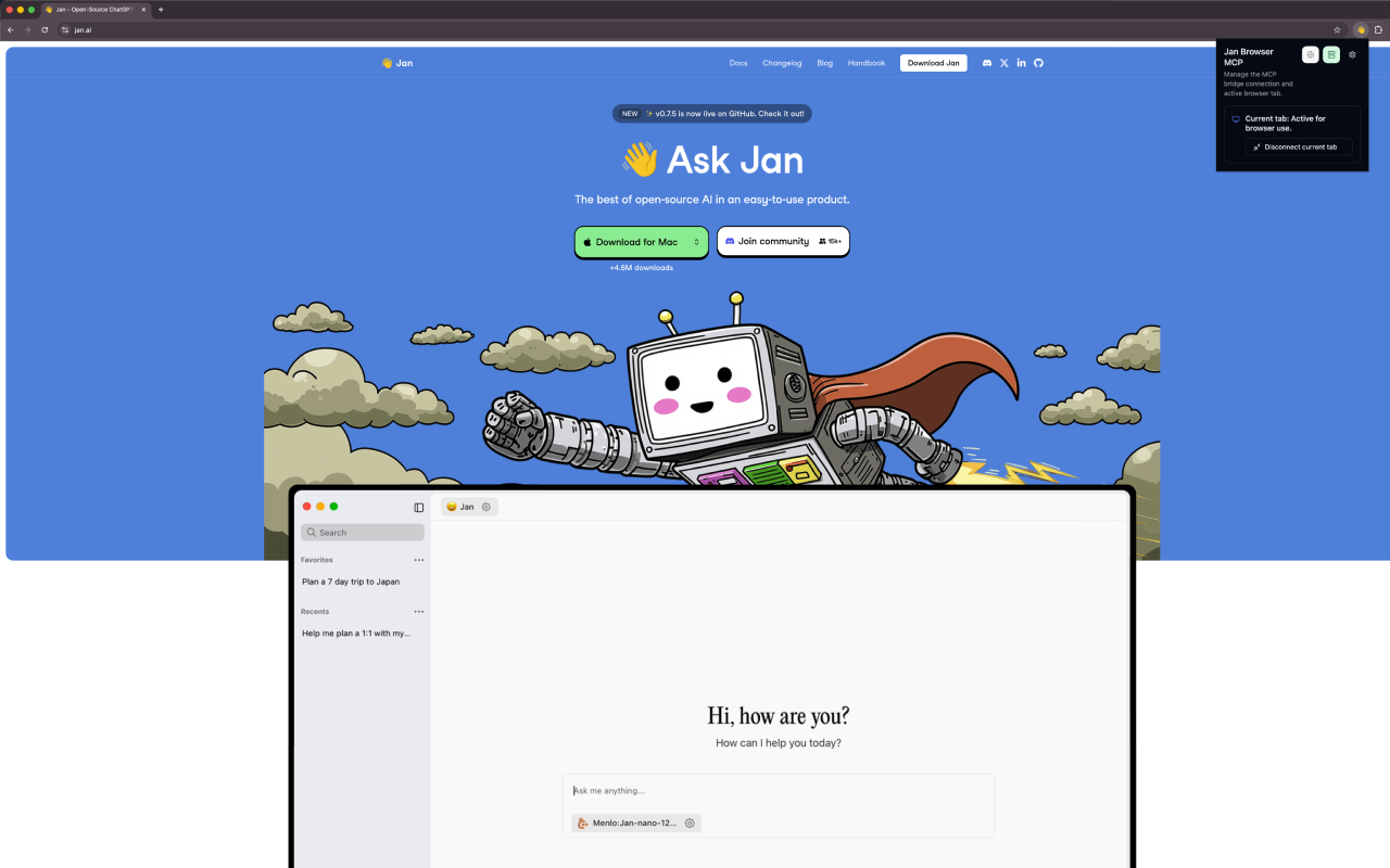 Jan Browser MCP chrome谷歌浏览器插件_扩展第4张截图